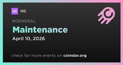 0G to Conduct Scheduled Maintenance on April 10th