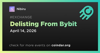 Nibiru to Be Delisted From Bybit on April 14th