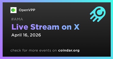 OpenVPP to Hold Live Stream on X on April 16th