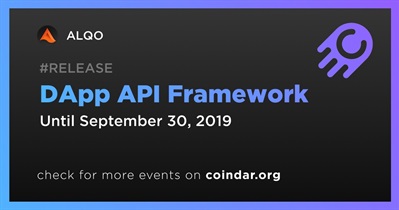 DApp API Framework