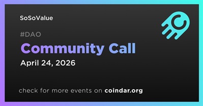 SoSoValue to Host Community Call on April 24th