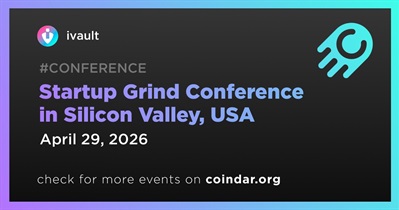 Ivault to Participate in Startup Grind Conference in Silicon Valley on April 29th