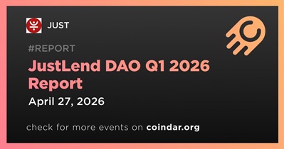 Informe de JustLend DAO del primer trimestre de 2026