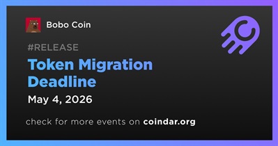 Bobo Coin Token Migration to End on May 4th