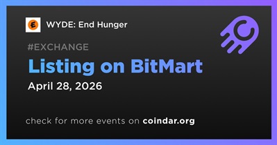 WYDE: End Hunger to Be Listed on BitMart on April 28th