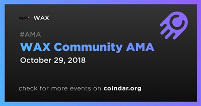 WAX Community AMA