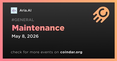 Aria.AI to Conduct Scheduled Maintenance on May 8th