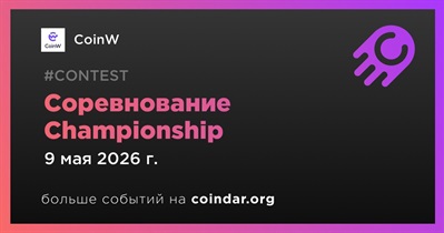 CoinW откроет соревнование Championship 9 мая