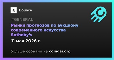 Bounce откроет рынки прогнозов по аукциону современного искусства Sotheby’s 11 мая