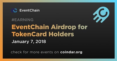 EventChain Airdrop for TokenCard Holders