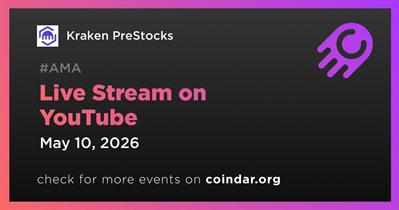 Kraken PreStocks to Hold Live Stream on YouTube