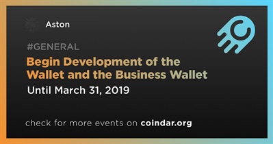 Begin Development of the Wallet and the Business Wallet