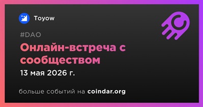 Toyow обсудит развитие проекта с сообществом 13 мая