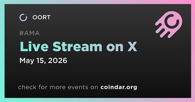 OORT to Hold Live Stream on X on May 15th