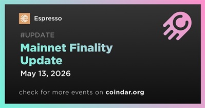 Cập nhật hoàn tất Mainnet