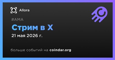 Allora проведет стрим в X 21 мая