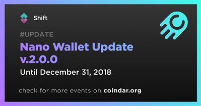Actualización de Nano Wallet v.2.0.0