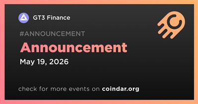 GT3 Finance to Make Announcement on May 19th