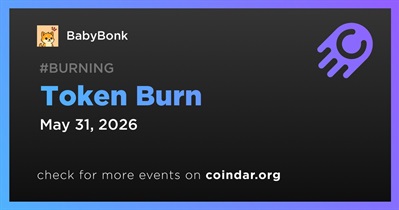 BabyBonk to Hold Token Burn on May 31st