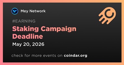 Fecha límite para la campaña de staking