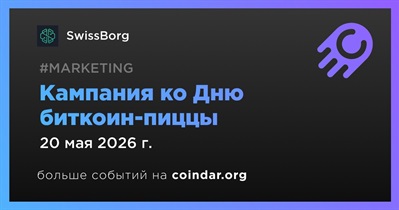SwissBorg откроет кампанию ко Дню биткоин-пиццы 20 мая