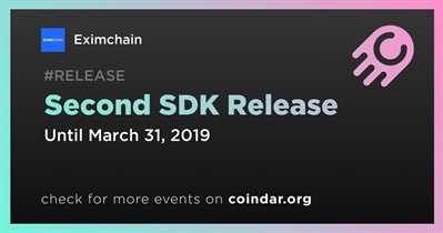 Second SDK Release