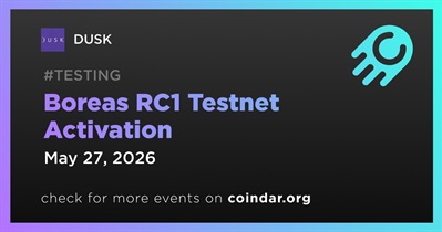 DUSK to Activate Boreas RC1 on DuskDS Testnet