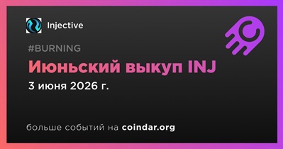 Injective проведёт июньский выкуп INJ сообществом 3 июня