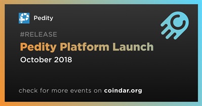 Pedity Platform Launch