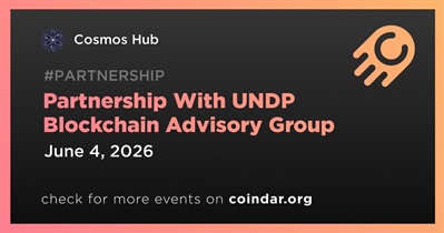 Parceria com a UNDP Blockchain Advisory Group