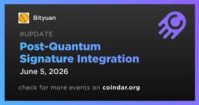 Bityuan Completed Post-Quantum Signature Integration