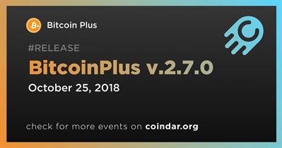 BitcoinPlus v.2.7.0