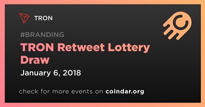 TRON Retweet Lottery Draw