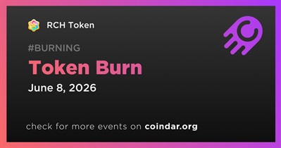 RCH Token Holds Token Burn