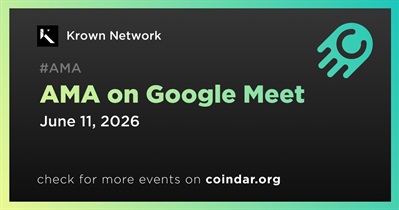 Krown Network to Hold AMA on Google Meet on June 11th