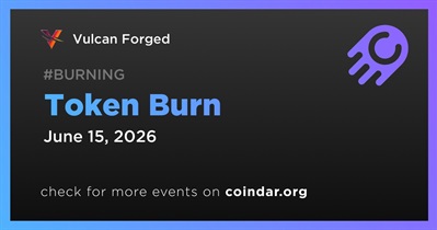 Vulcan Forged to Hold Token Burn on June 15th