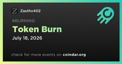 Zauthx402 to Hold Token Burn on July 18th