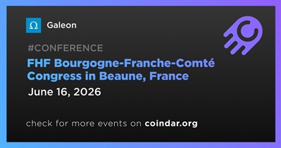 Galeon to Participate in FHF Bourgogne-Franche-Comté Congress in Beaune on June 16th