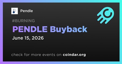 Pendle Reported 1,722,192 PENDLE Buyback