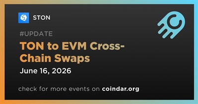 STON Launched TON to EVM Cross-Chain Swaps