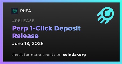Rhea Finance to Release Perp 1-Click Deposit on June 18