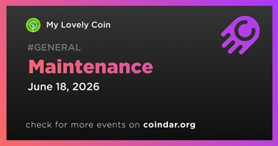 My Lovely Coin to Conduct Scheduled Maintenance