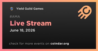 Yield Guild Games to Hold Live Stream