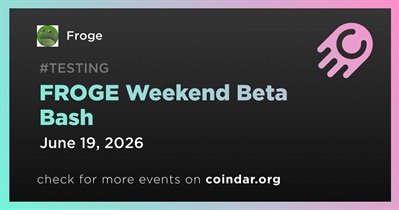 Froge to Start Weekend Beta Bash on June 19th
