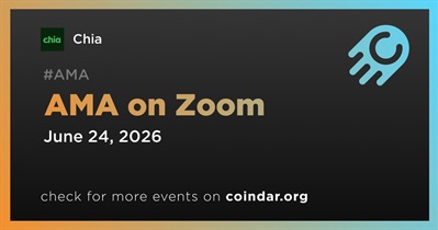 Chia to Hold AMA on Zoom on June 24th