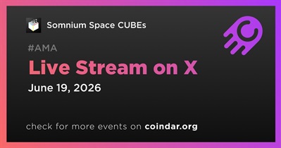 Somnium Space CUBEs to Hold Live Stream on X on June 19th