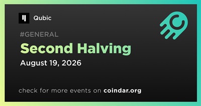Qubic Second Halving Expected Around August 19th