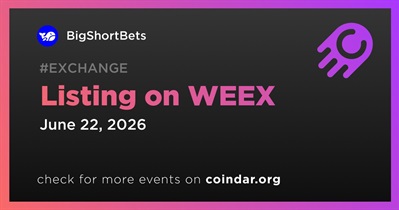 BigShortBets to Be Listed on WEEX