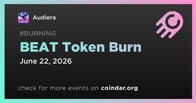 Audiera Reported 773,100 BEAT Burned