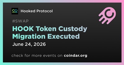 Migração de custódia de tokens HOOK executada